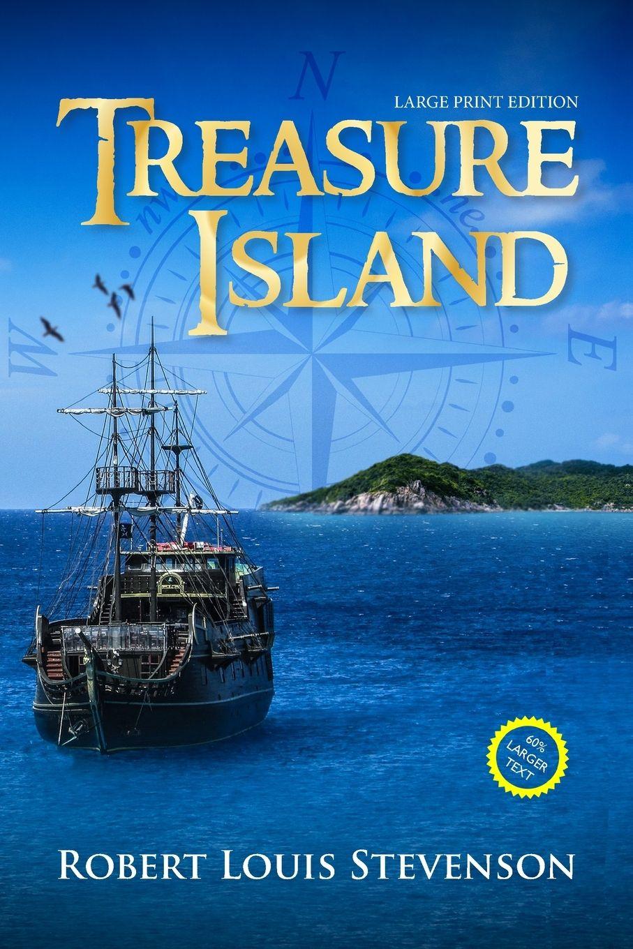 Vorderes Coverbild Treasure Island (Annotated, Large Print)