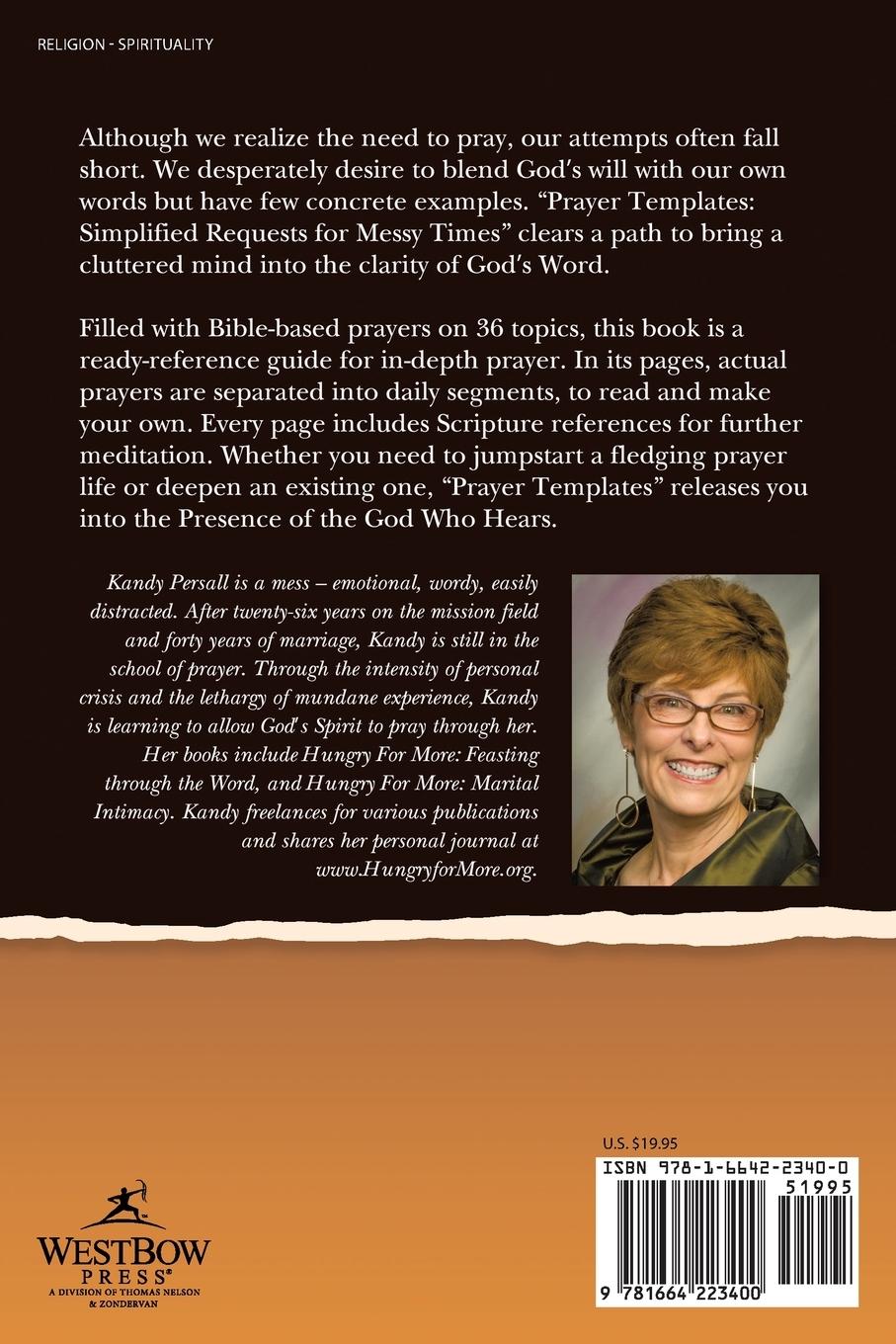 Rückseitencover Prayer Templates