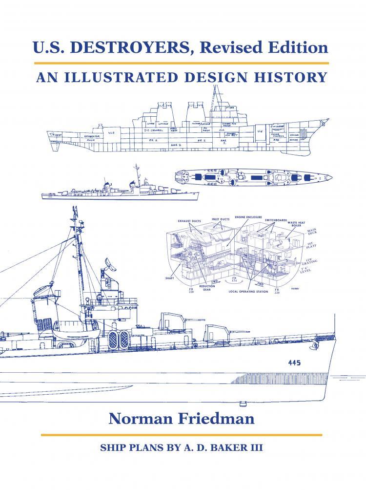 Vorderes Coverbild U.S. Destroyers, Revised Edition