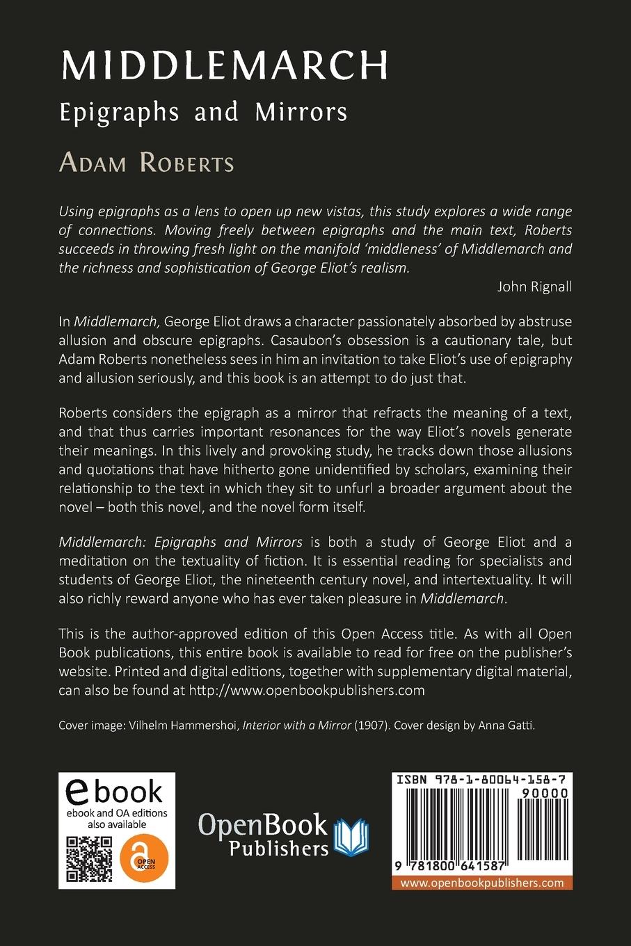 Rückseitencover Middlemarch