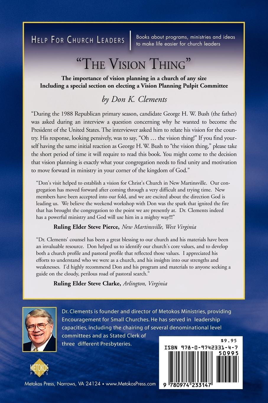 Rückseitencover The Vision Thing