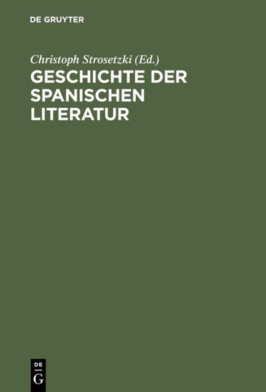 Vorderes Coverbild Geschichte der spanischen Literatur