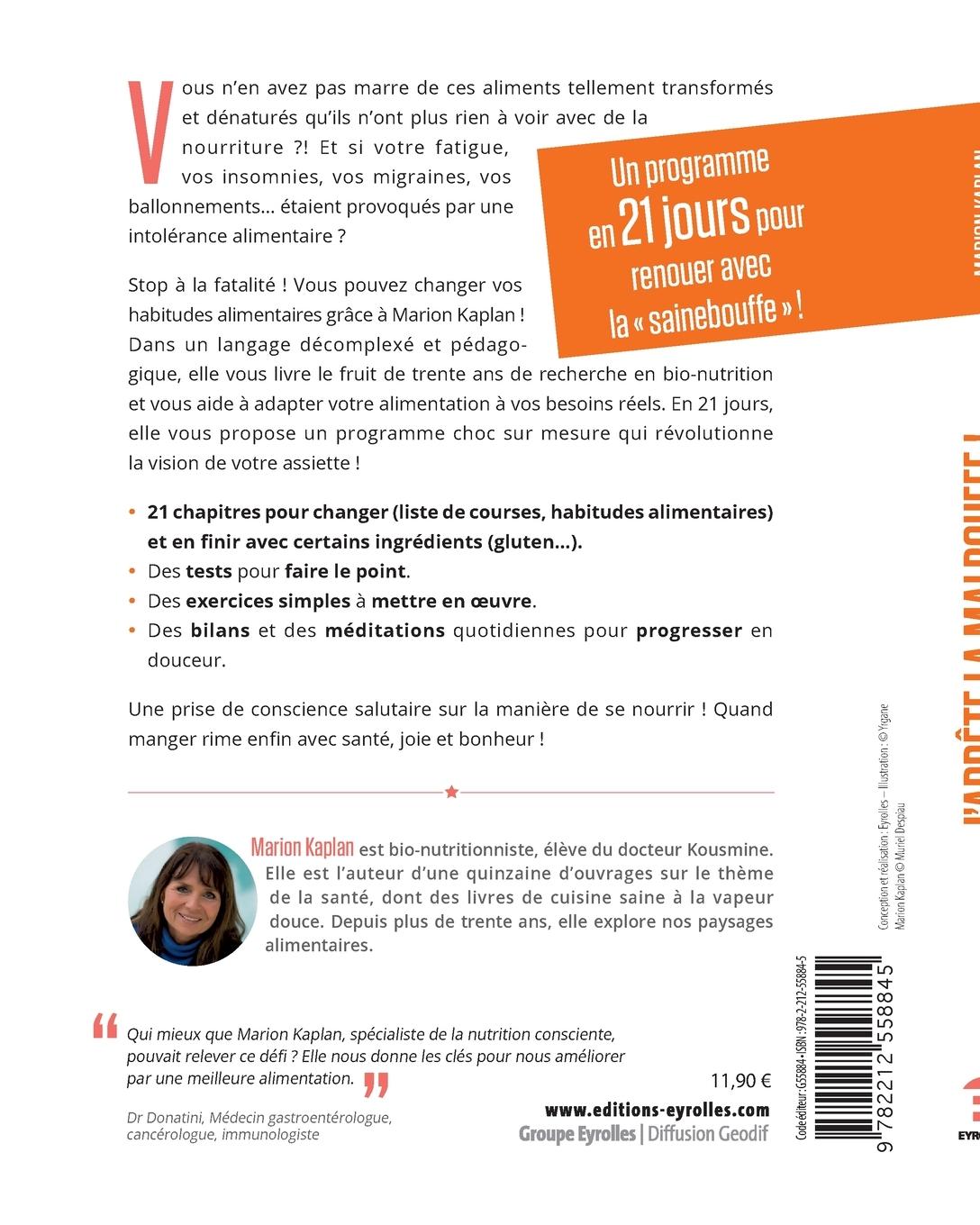 Rückseitencover J'arrête la malbouffe