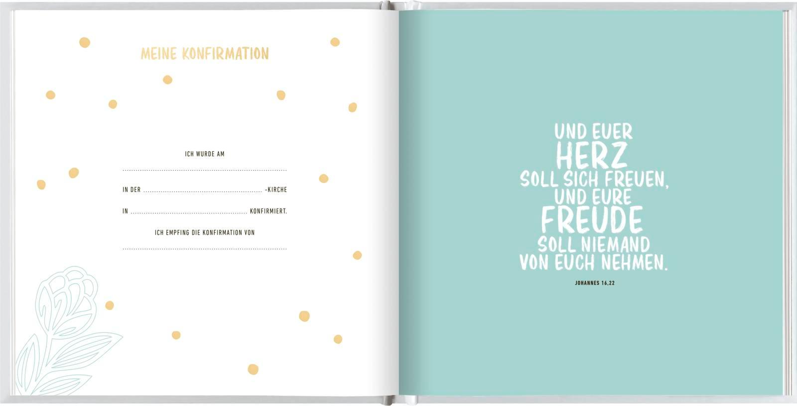 Beispielinhalt (Bild) Meine Konfirmation