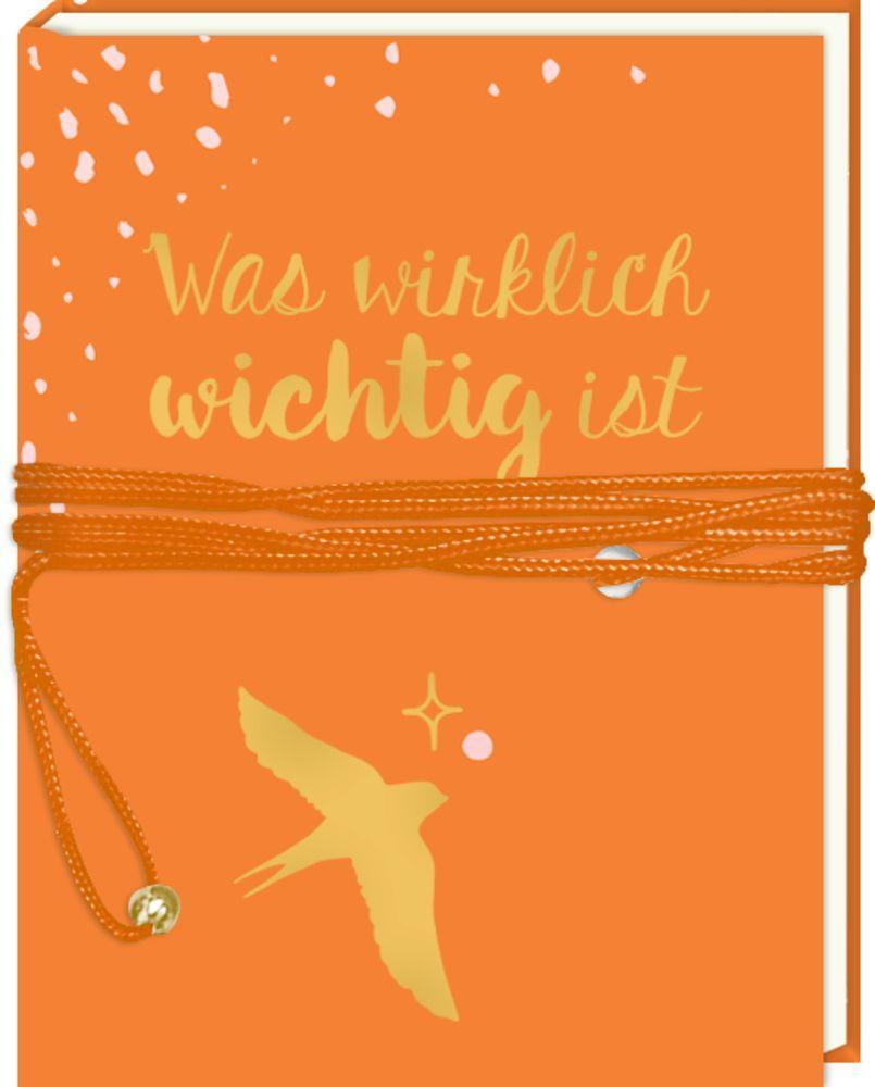 Beispielinhalt (Bild) Miniaturbücher mit Wickelverschluss - Kleine Impulse für dein Leben