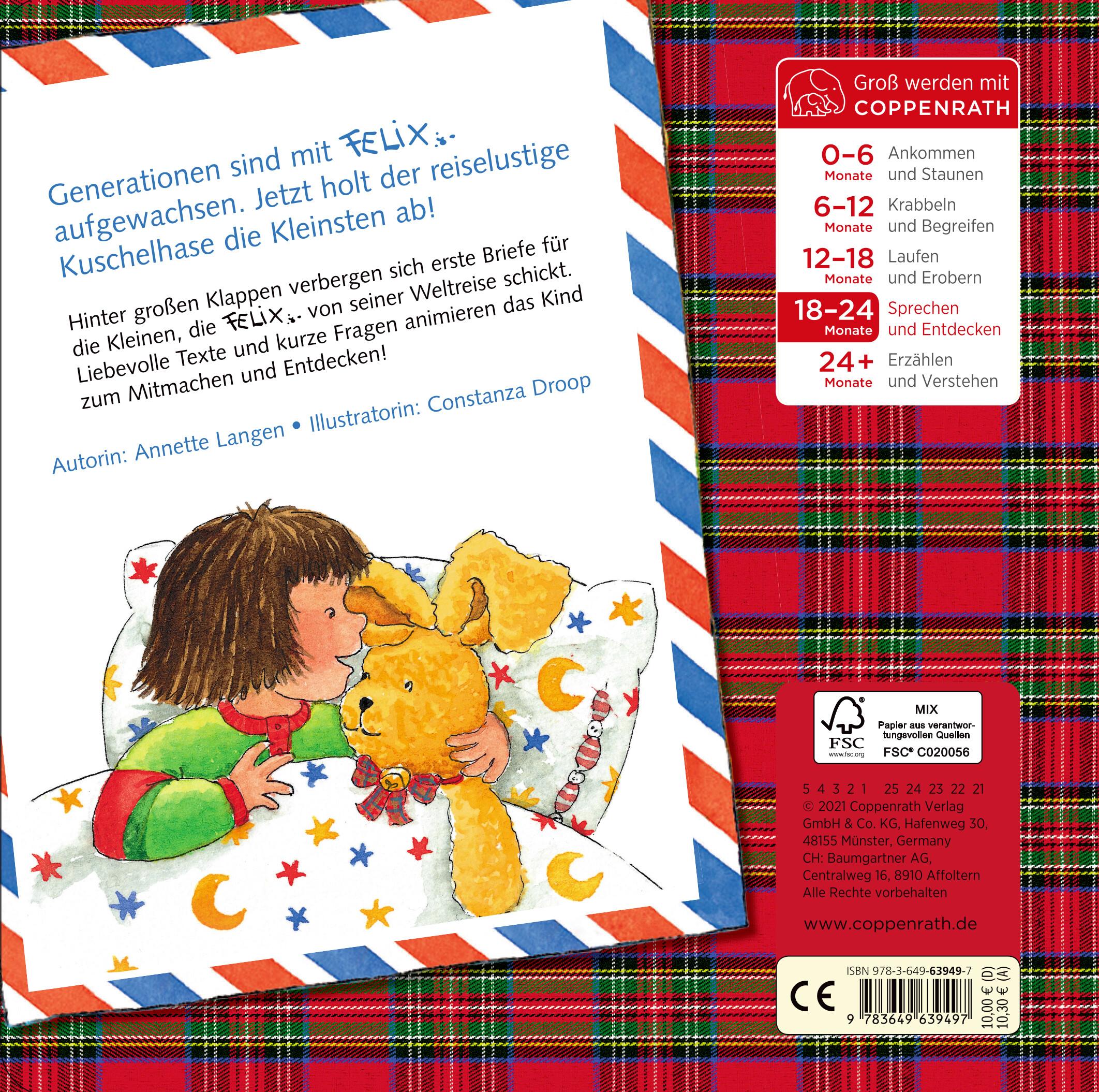 Rückseitencover Erste Briefe von Felix