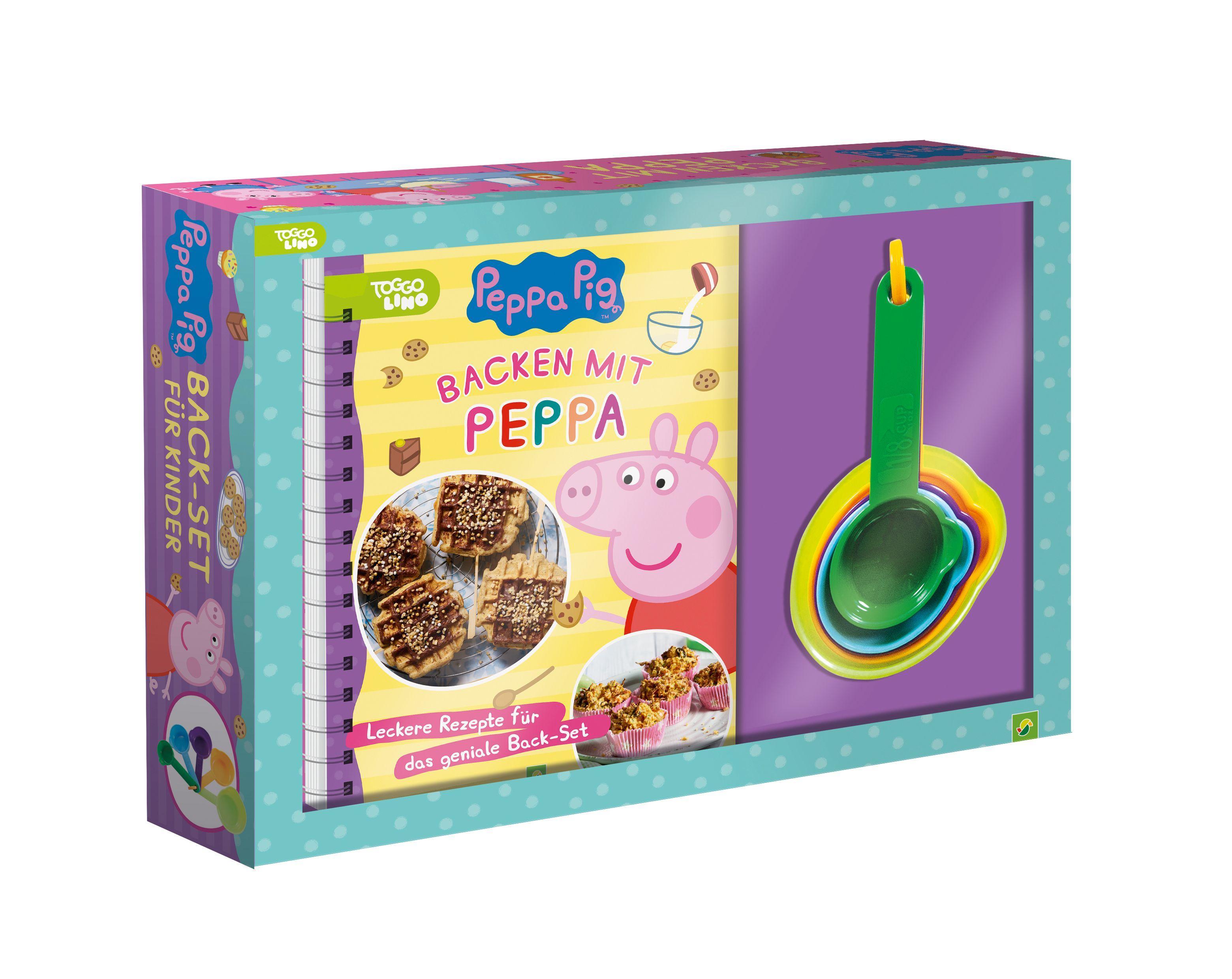 Vorderes Coverbild Backen mit Peppa. Peppa Pig