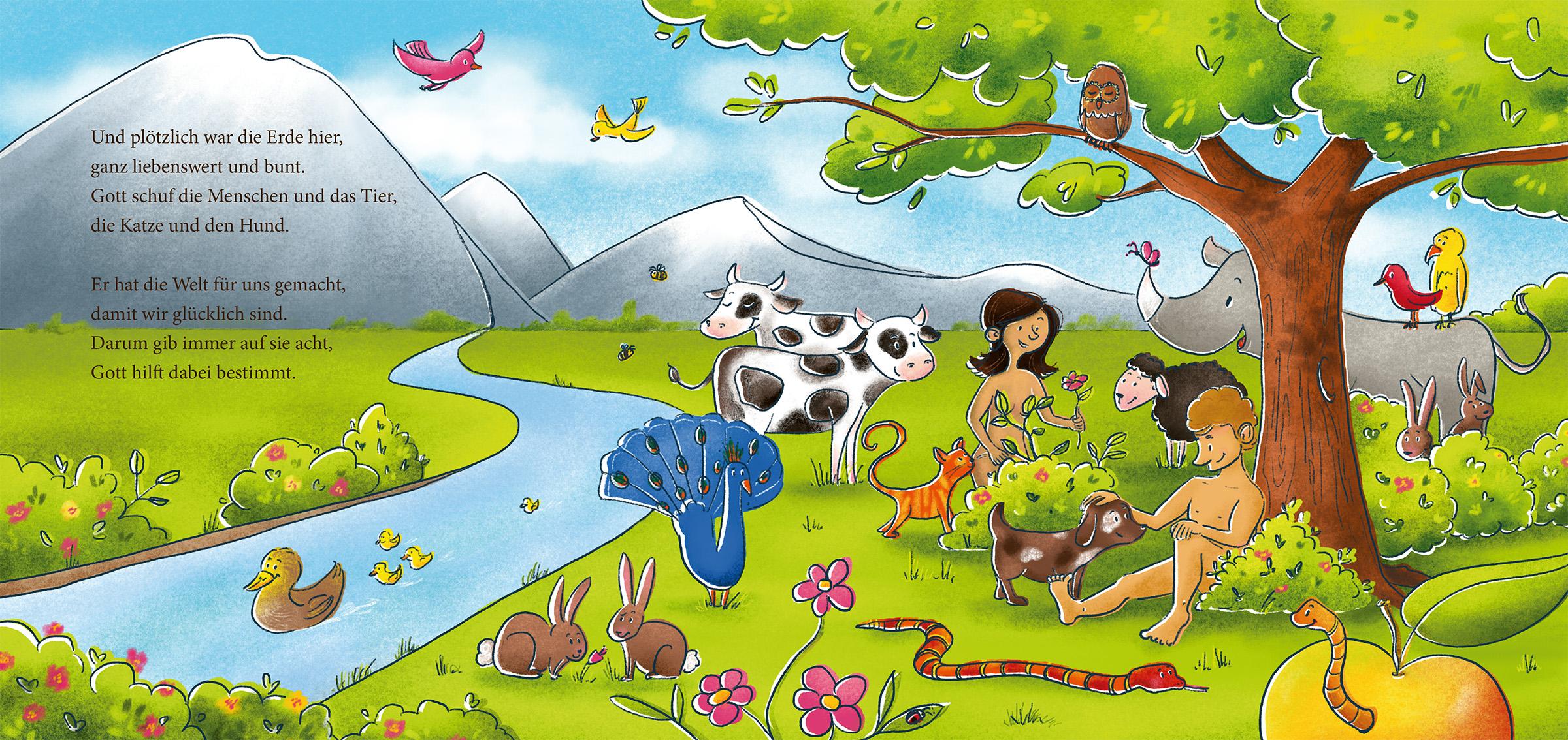 Beispielinhalt (Bild) Meine Bibel in Reimen