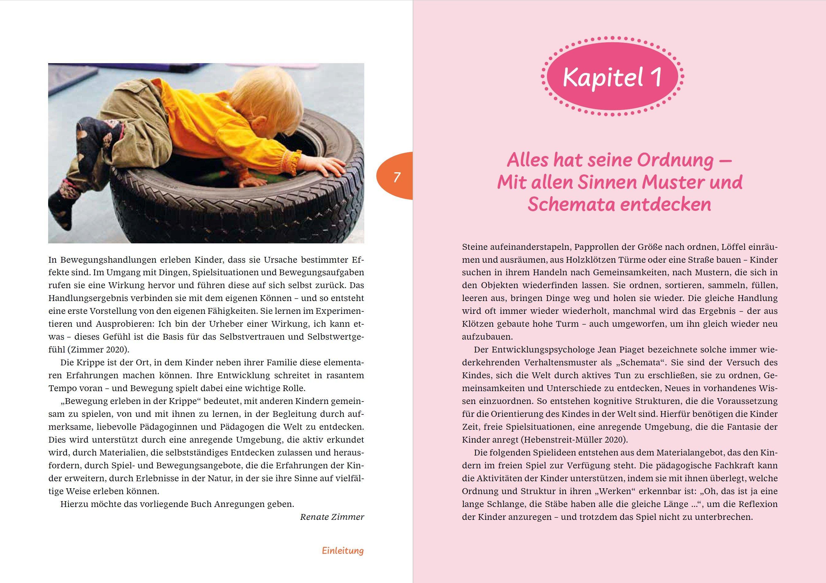 Beispielinhalt (Bild) Bewegung erleben in der Krippe