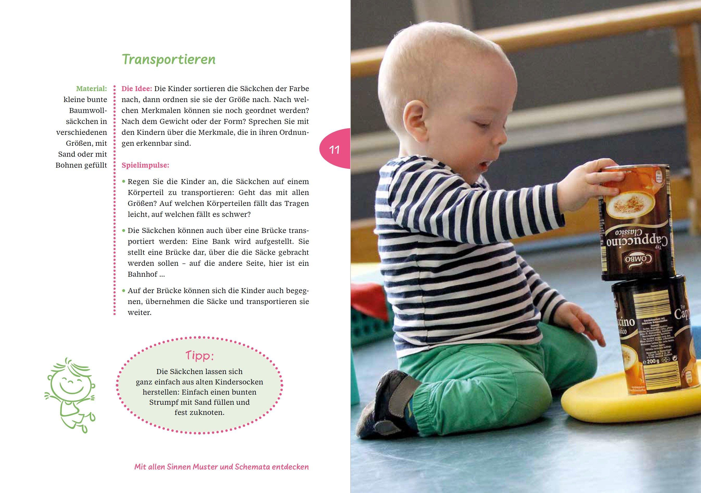 Beispielinhalt (Bild) Bewegung erleben in der Krippe