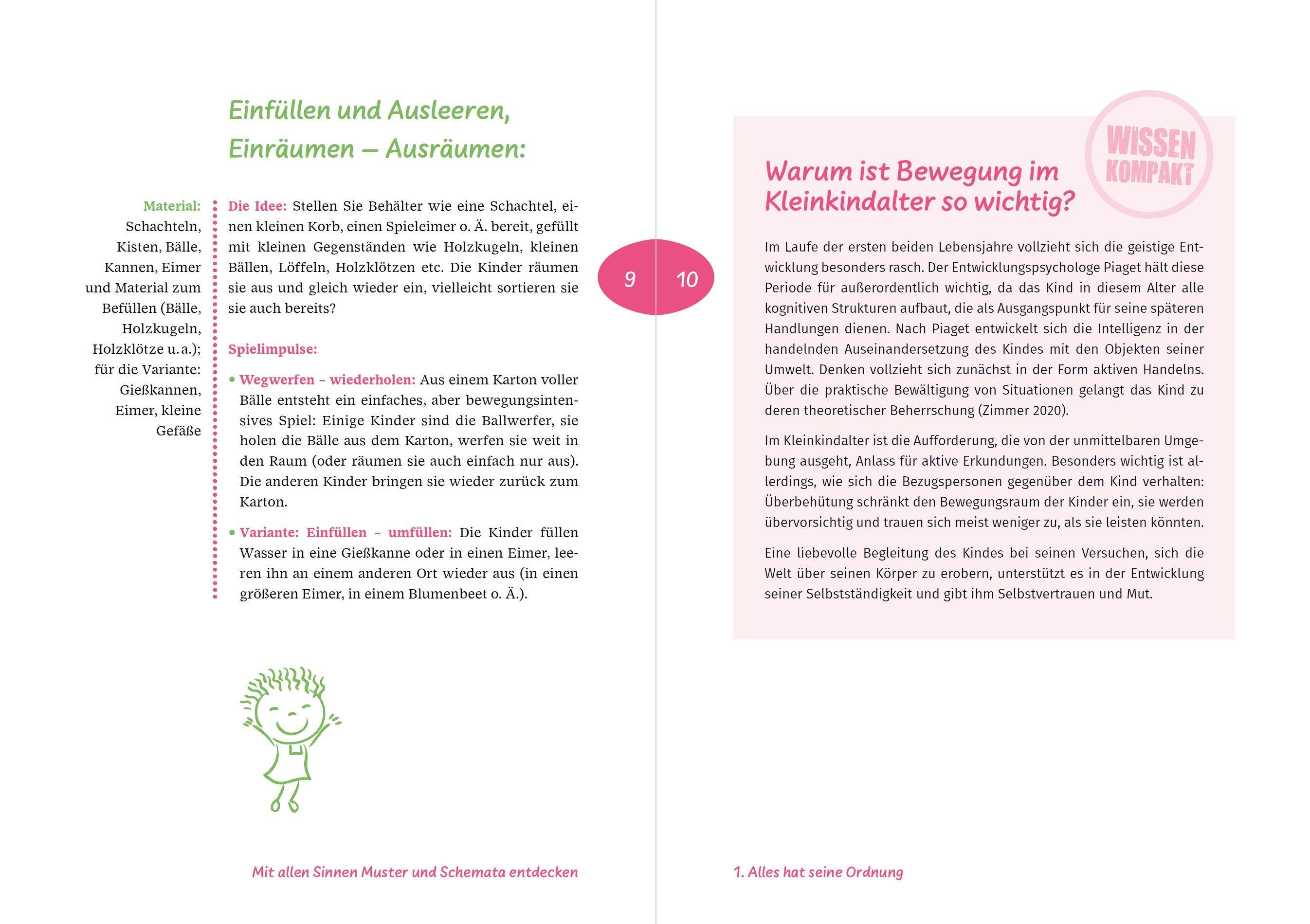 Beispielinhalt (Bild) Bewegung erleben in der Krippe