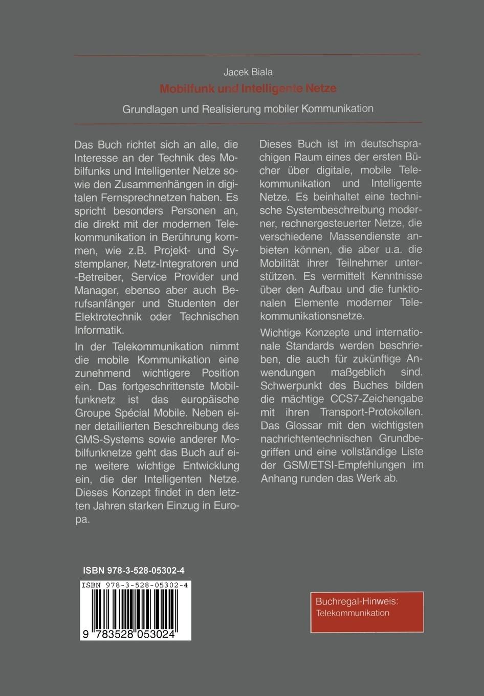 Rückseitencover Mobilfunk und Intelligente Netze