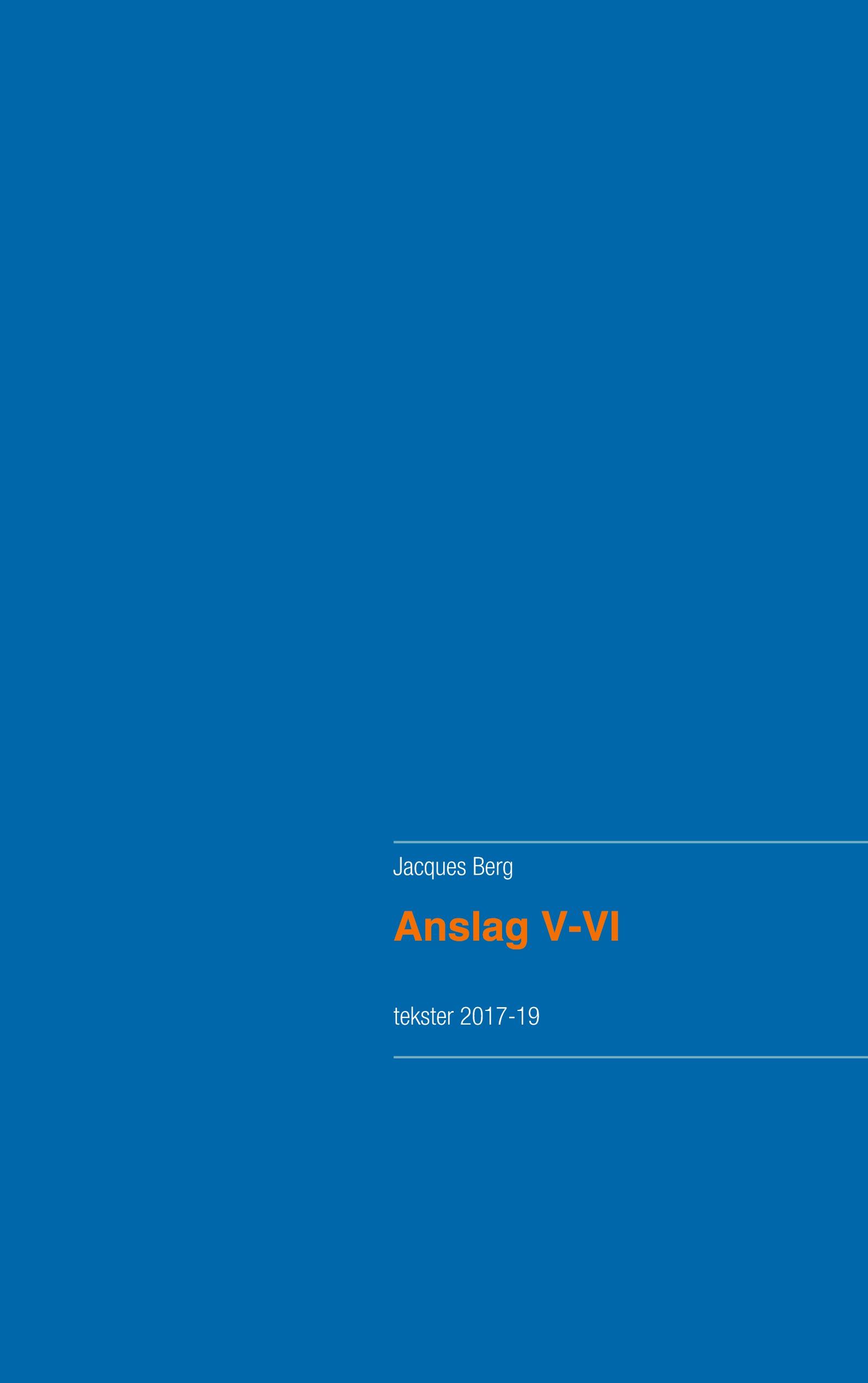 Vorderes Coverbild Anslag V-VI