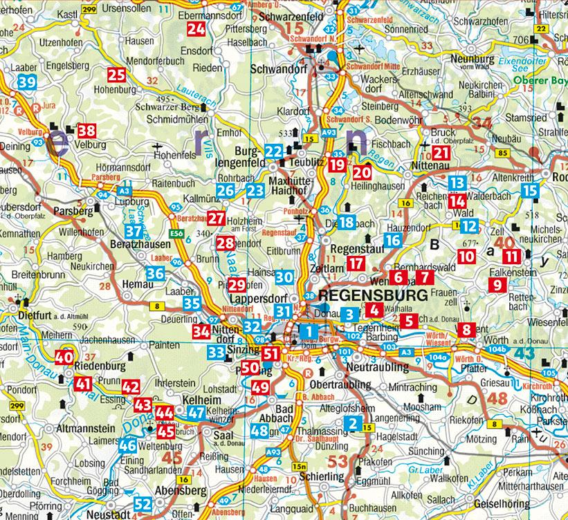 Beispielinhalt (Bild) Rund um Regensburg