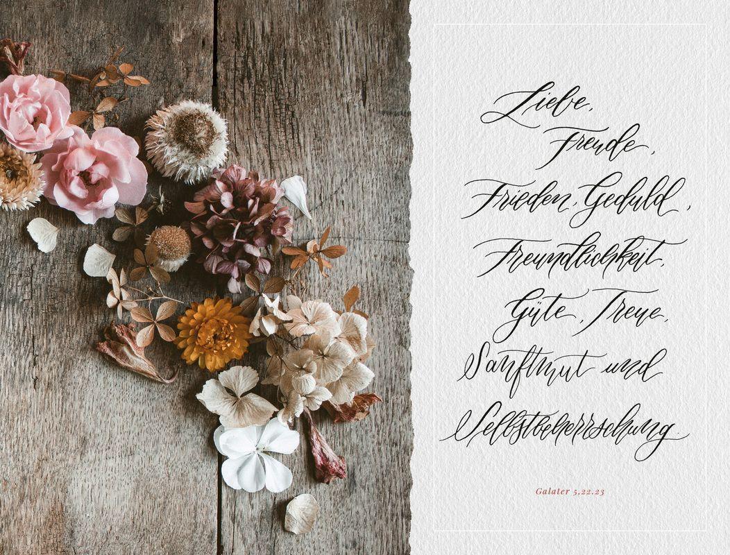 Beispielinhalt (Bild) Blühende Worte. Die Bibel
