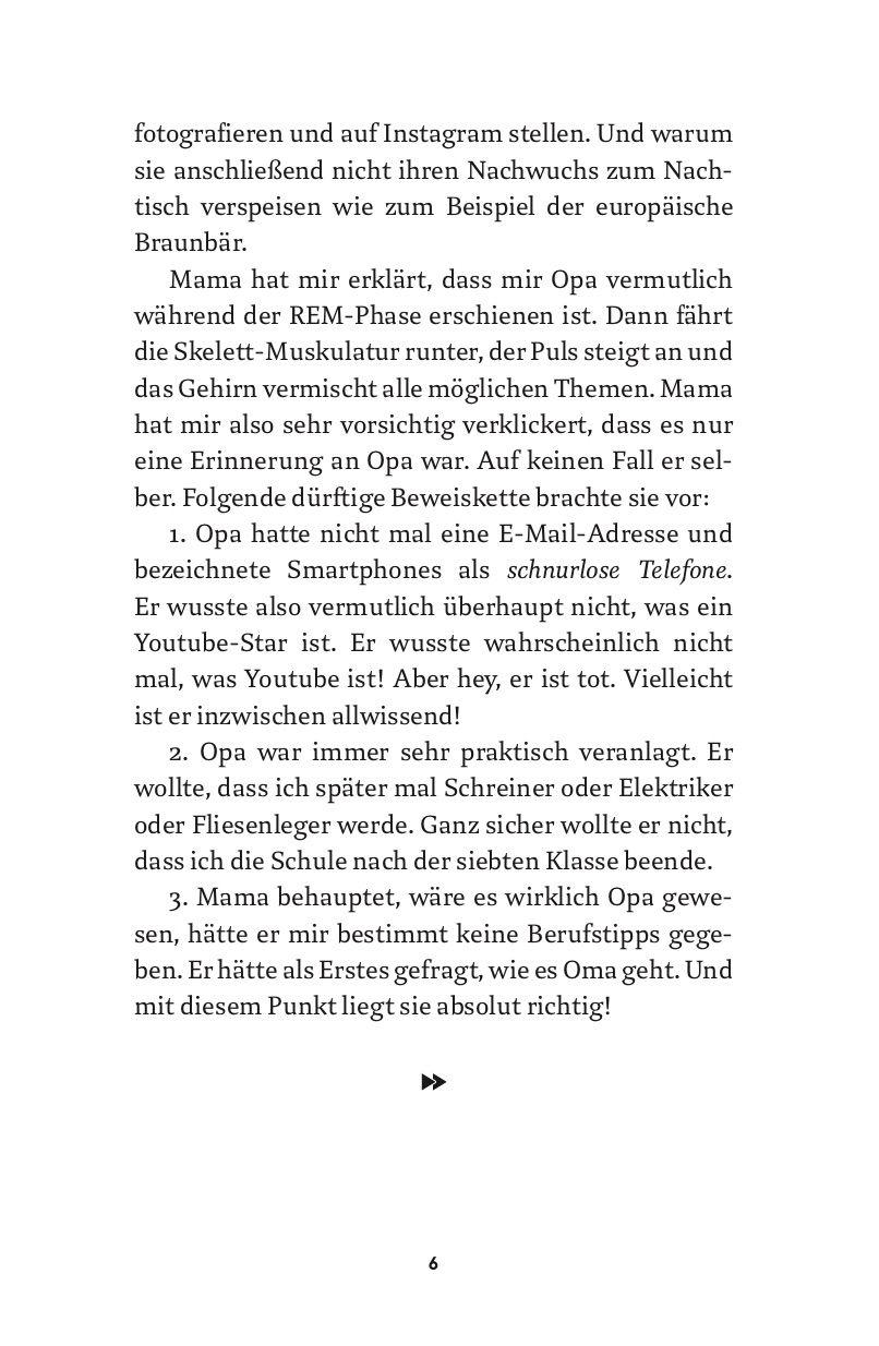 Beispielinhalt (Bild) Immer kommt mir das Leben dazwischen