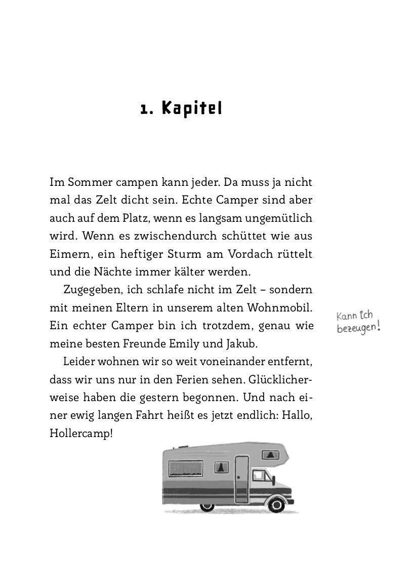 Beispielinhalt (Bild) Mission Hollercamp Band 3 - Der rätselhafte Schatz