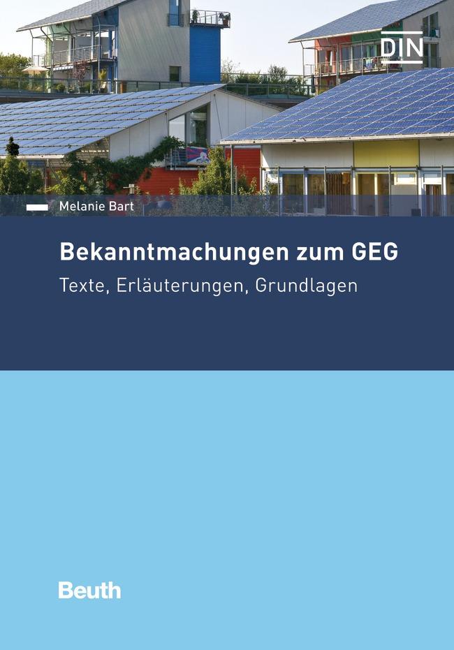 Vorderes Coverbild Bekanntmachungen zum GEG