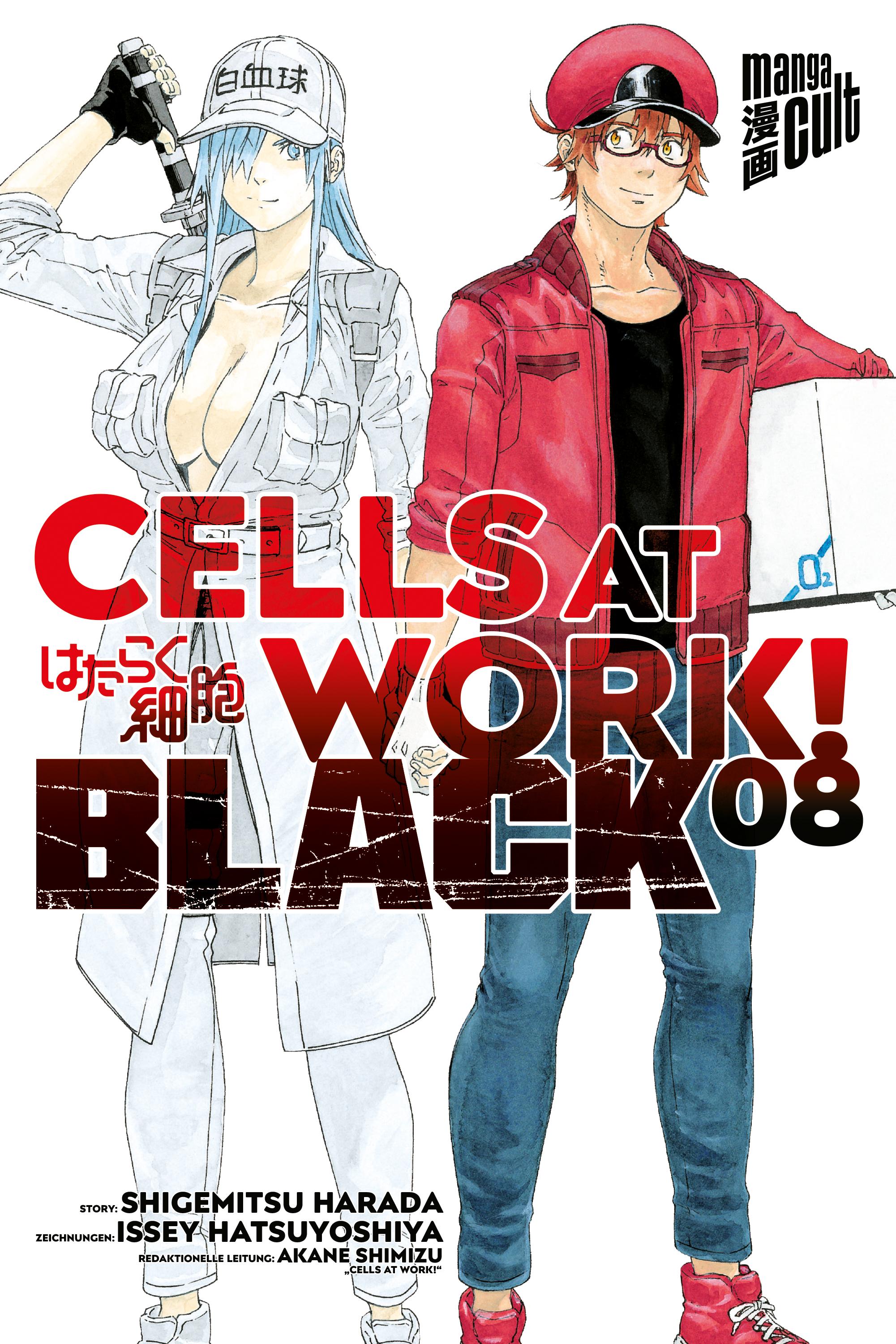 Vorderes Coverbild Cells at Work! BLACK 8