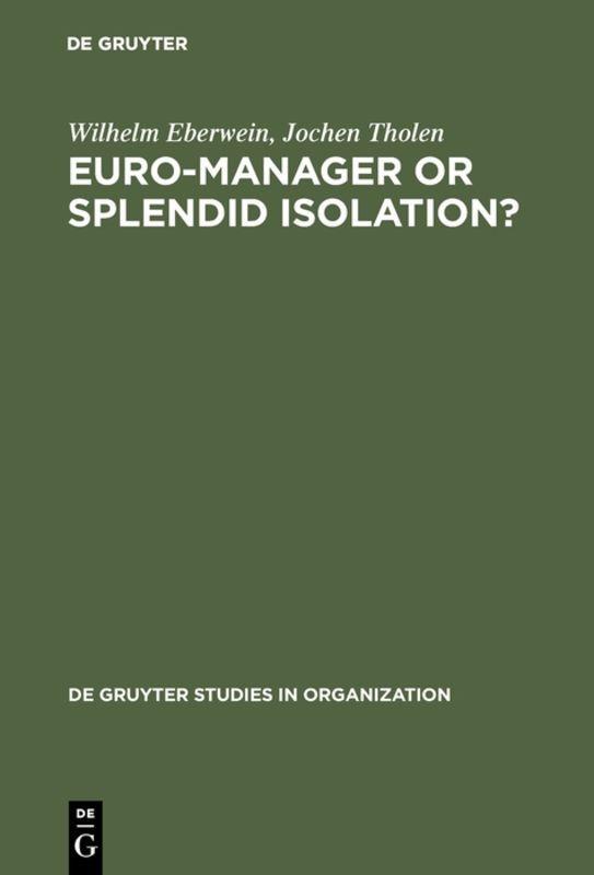 Vorderes Coverbild Euro-Manager or Splendid Isolation?