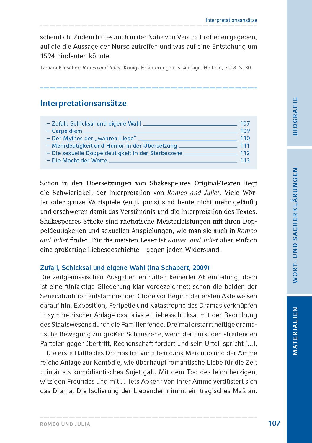 Beispielinhalt (Bild) Romeo und Julia