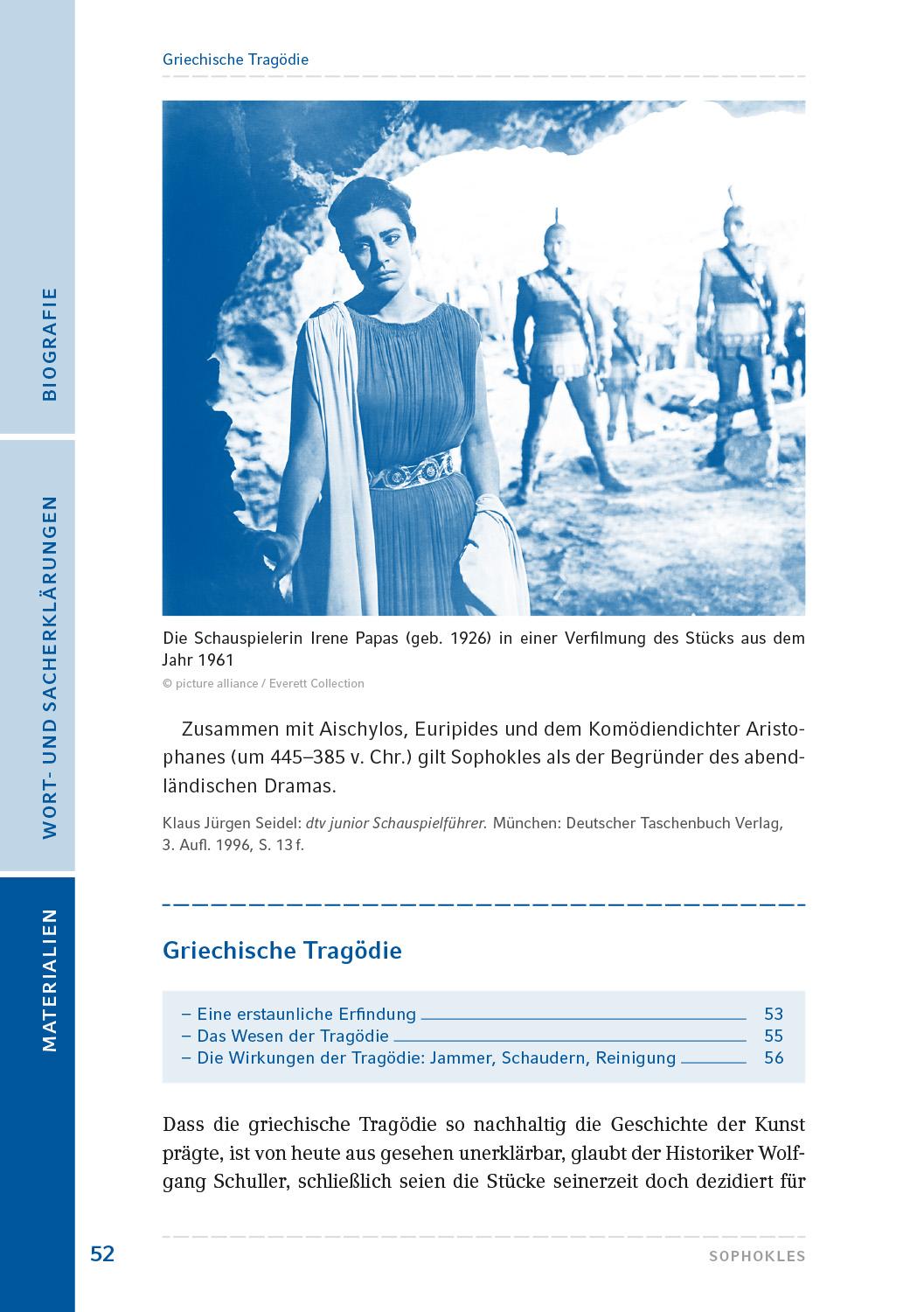 Beispielinhalt (Bild) Antigone