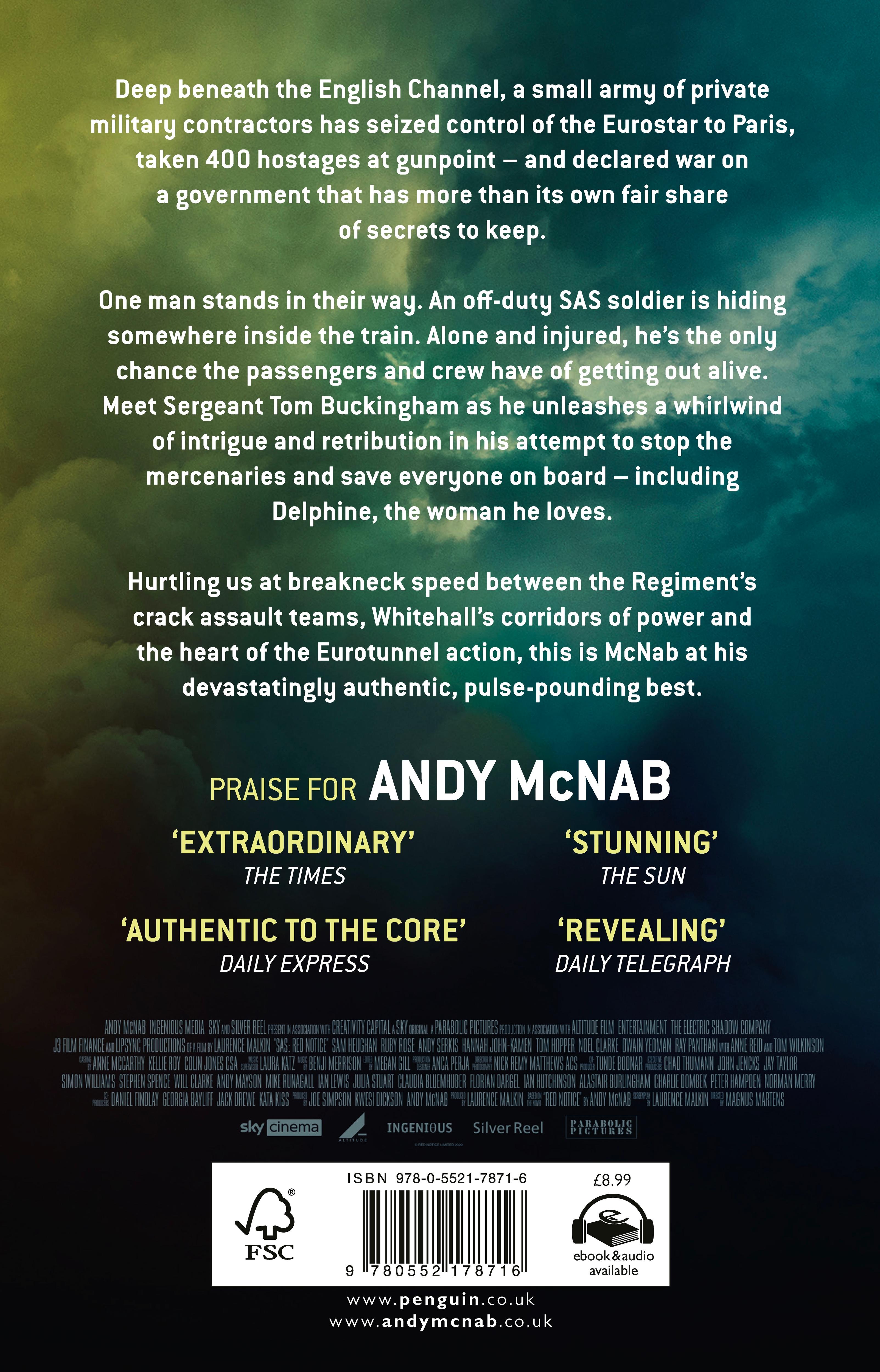 Rückseitencover SAS: Red Notice