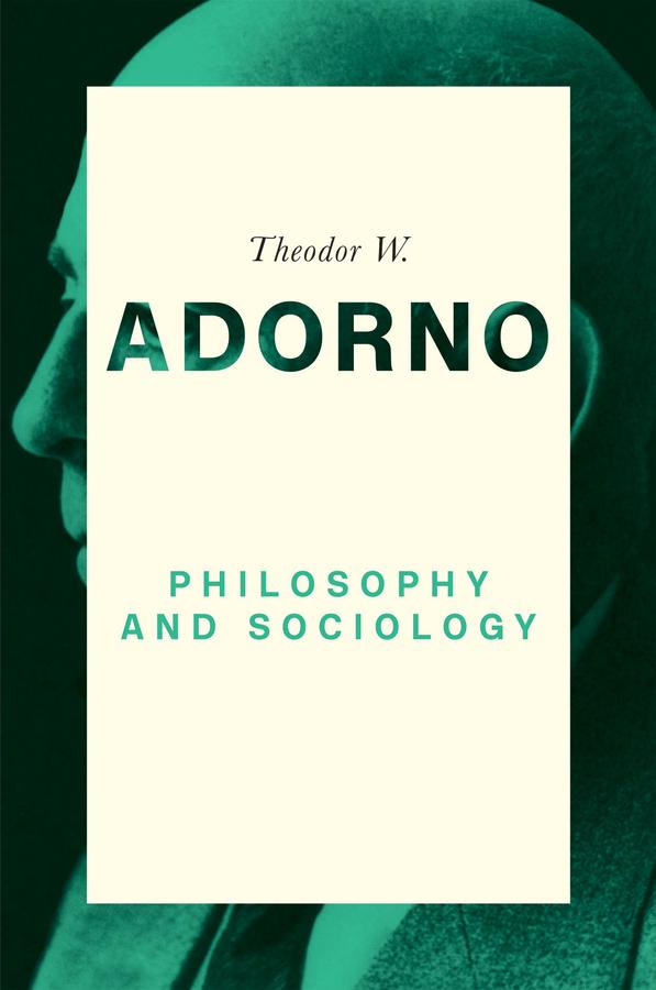 Vorderes Coverbild Philosophy and Sociology: 1960