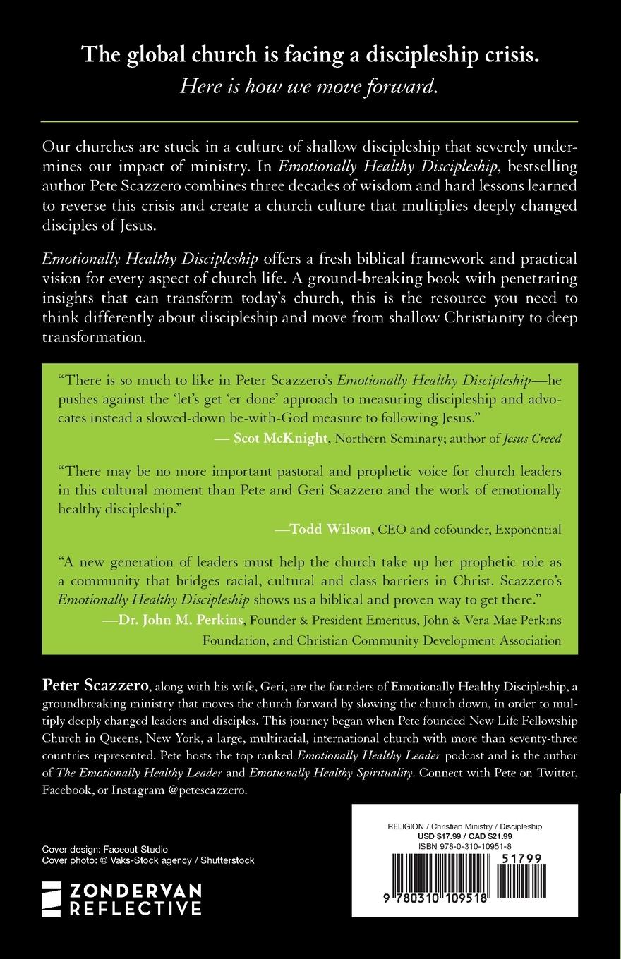 Rückseitencover Emotionally Healthy Discipleship