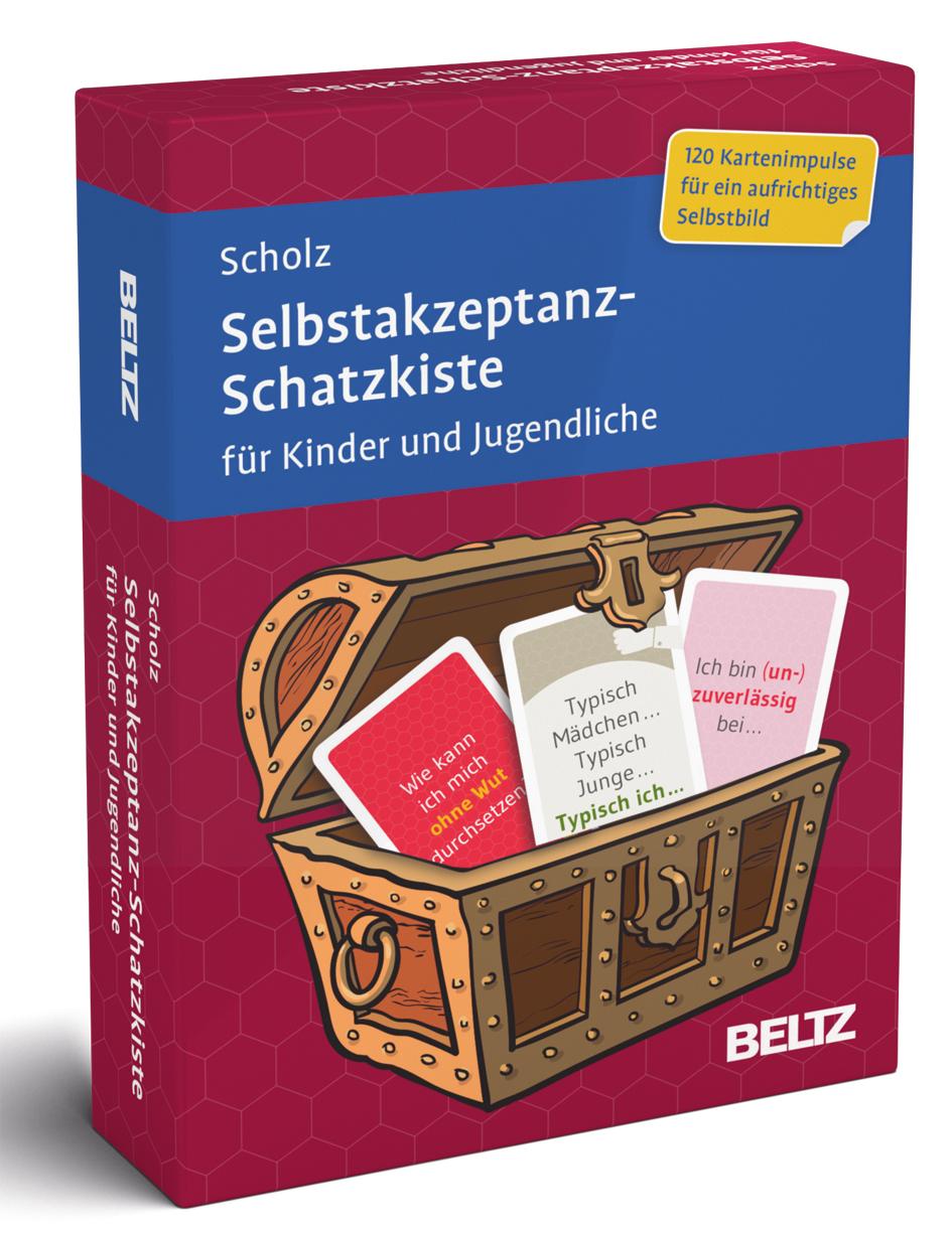 Vorderes Coverbild Selbstakzeptanz-Schatzkiste für Kinder und Jugendliche