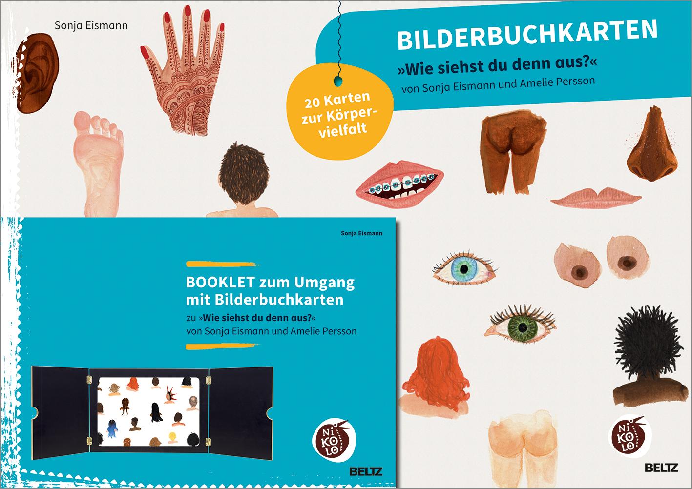 Vorderes Coverbild Bilderbuchkarten »Wie siehst du denn aus?« von Sonja Eismann und Amelie Persson