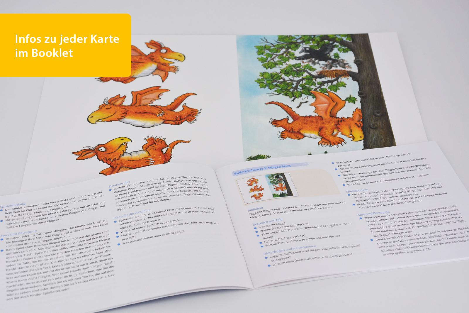 Beispielinhalt (Bild) Bilderbuchkarten »Zogg« von Axel Scheffler und Julia Donaldson