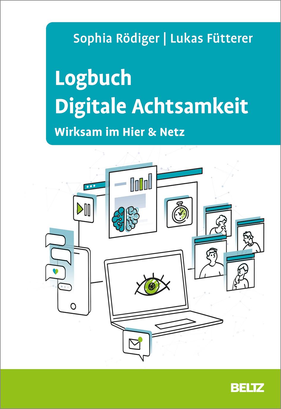 Vorderes Coverbild Logbuch Digitale Achtsamkeit