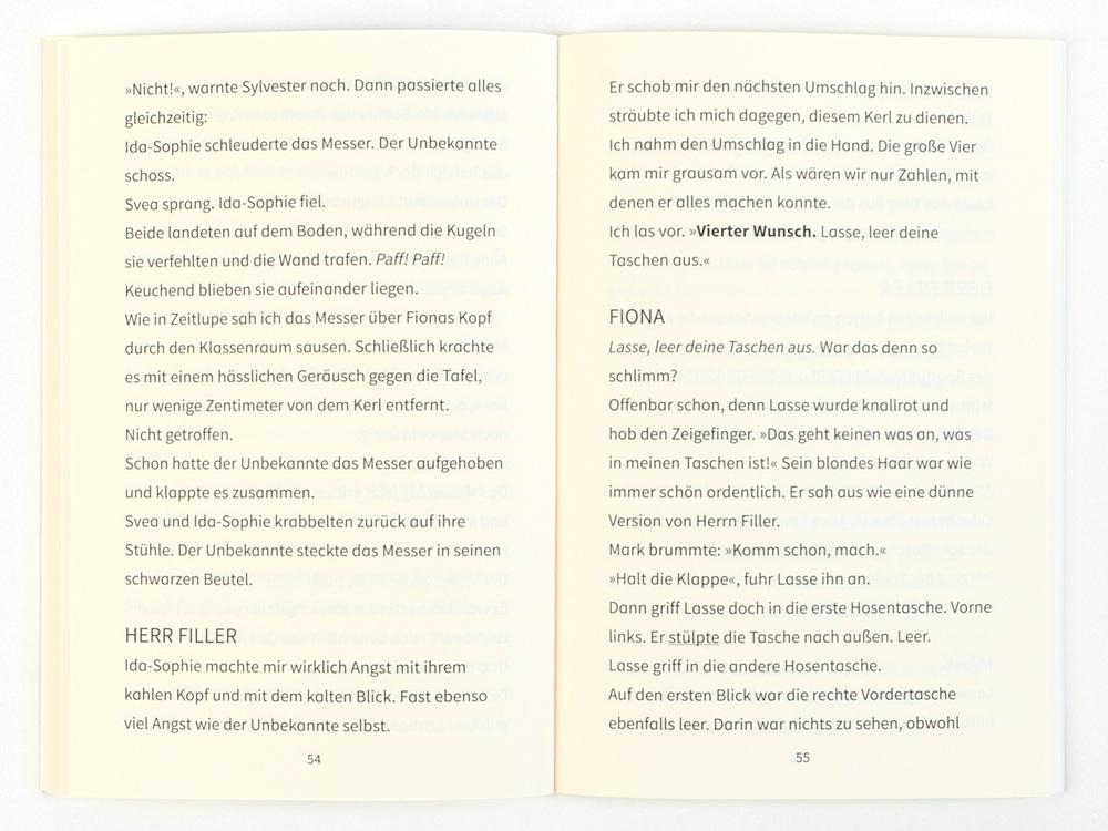 Beispielinhalt (Bild) Kurzfassung in Einfacher Sprache. Was wir dachten, was wir taten