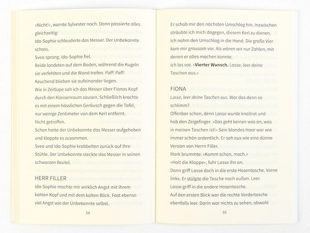 Beispielinhalt (Bild) Kurzfassung in Einfacher Sprache. Was wir dachten, was wir taten