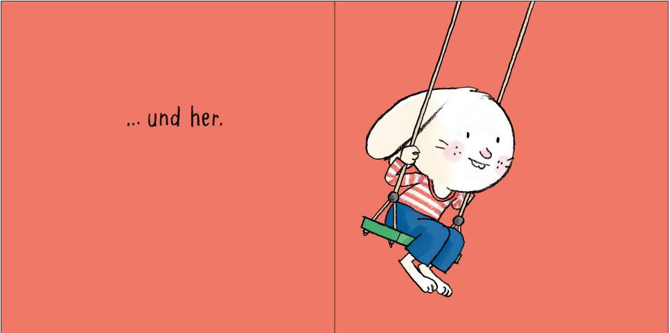 Beispielinhalt (Bild) Hasenkind, flieg!