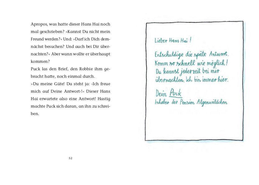 Beispielinhalt (Bild) Viele Grüße vom schüchternen Hai