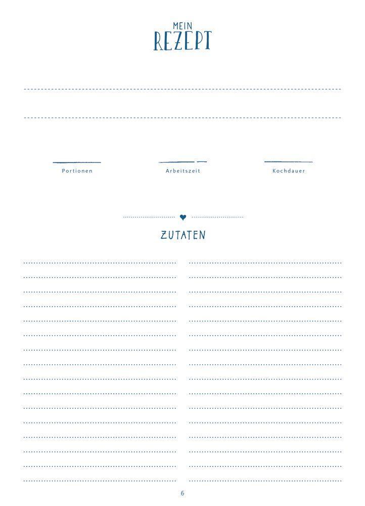Beispielinhalt (Bild) Meine liebsten Rezepte - Einschreibbuch (Sherlock)