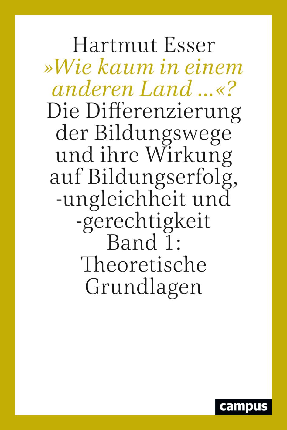 Vorderes Coverbild »Wie kaum in einem anderen Land ...«?