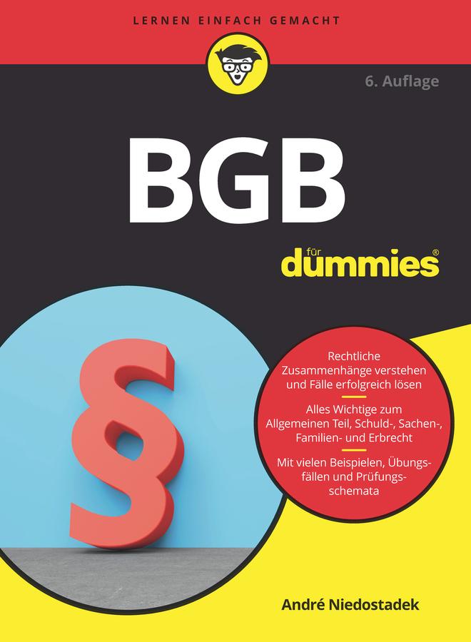 Vorderes Coverbild BGB für Dummies