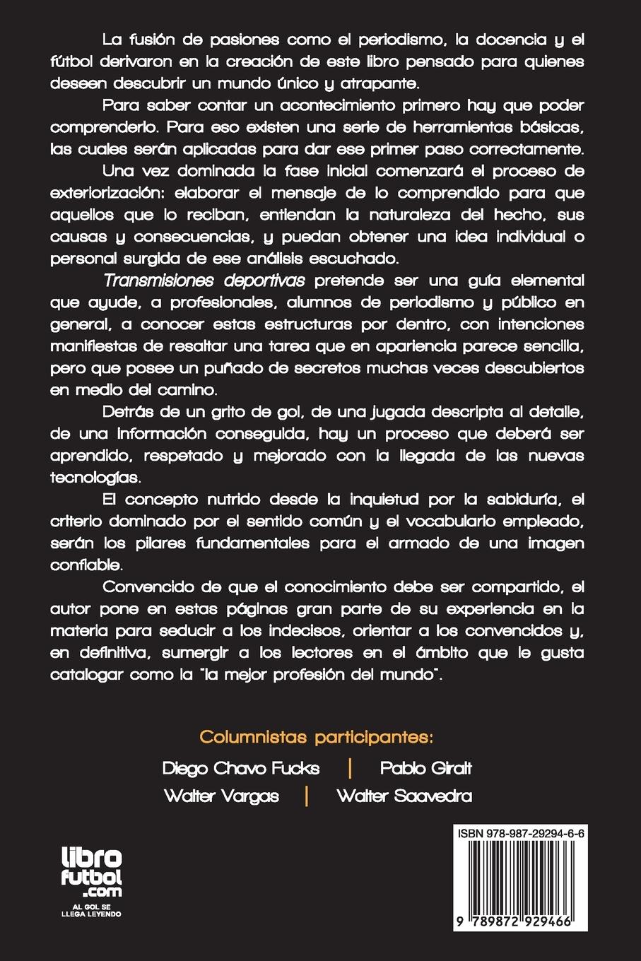 Rückseitencover TRANSMISIONES DEPORTIVAS