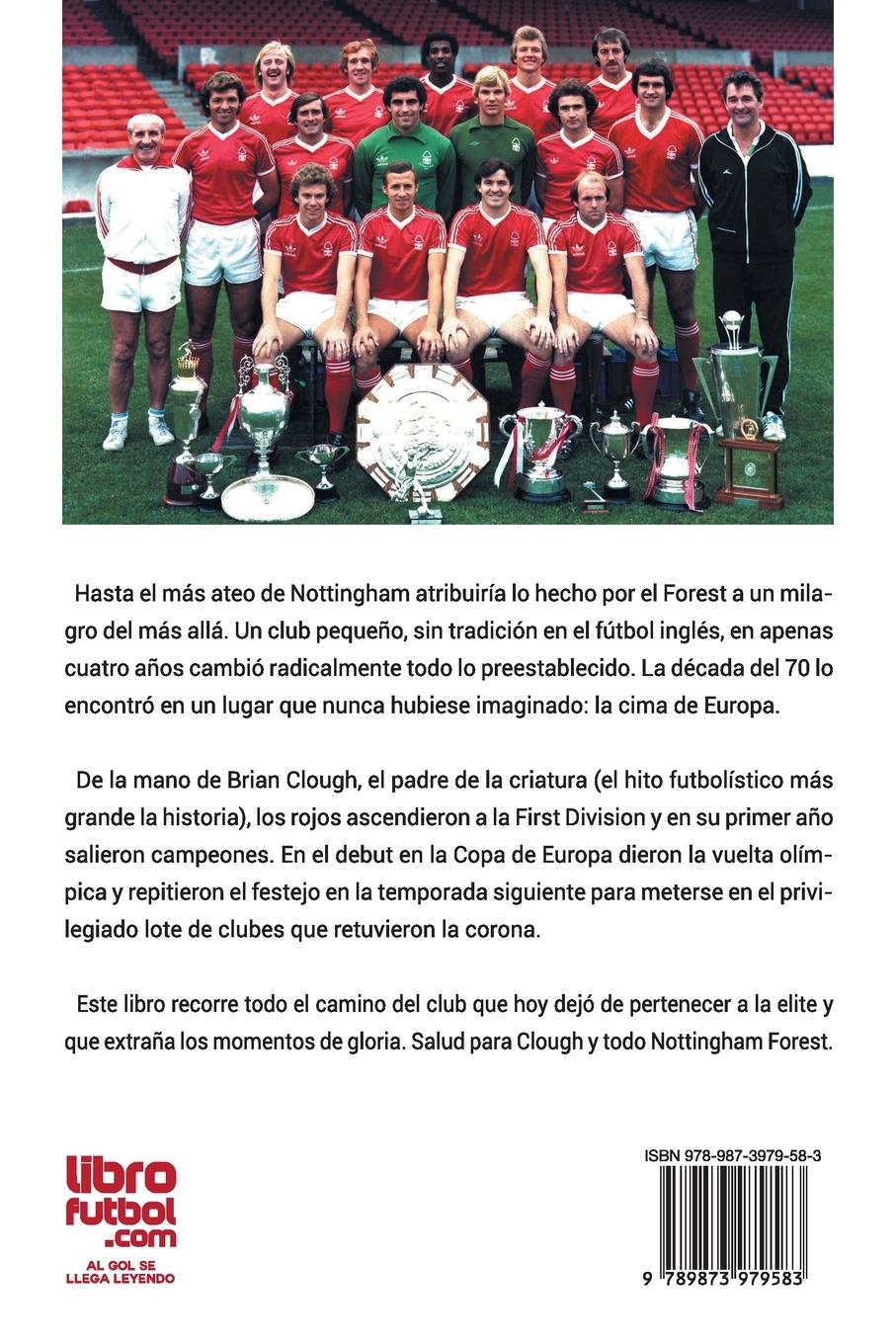 Rückseitencover EL NOTTINGHAM FOREST DE BRIAN CLOUGH