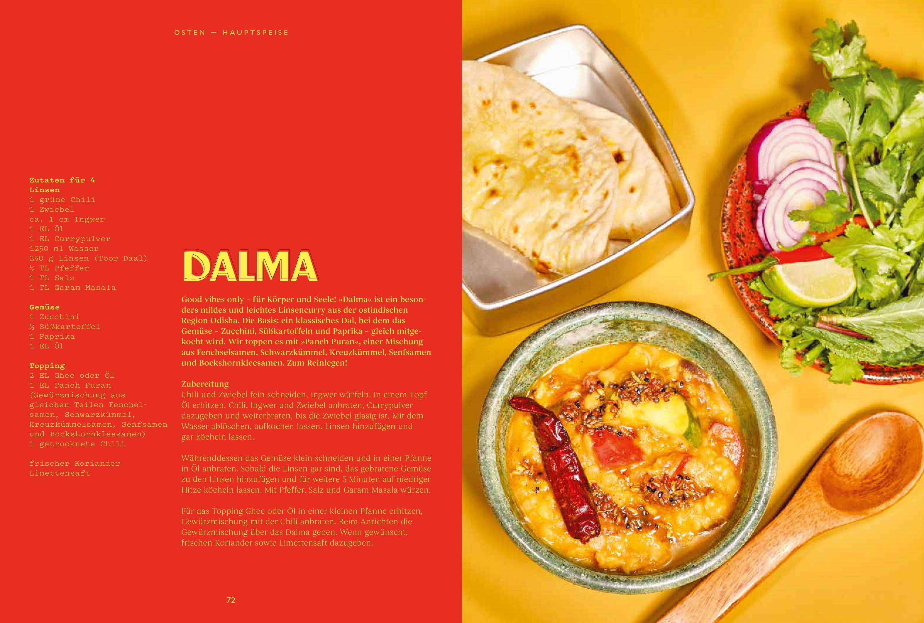 Beispielinhalt (Bild) Karma Food Currys