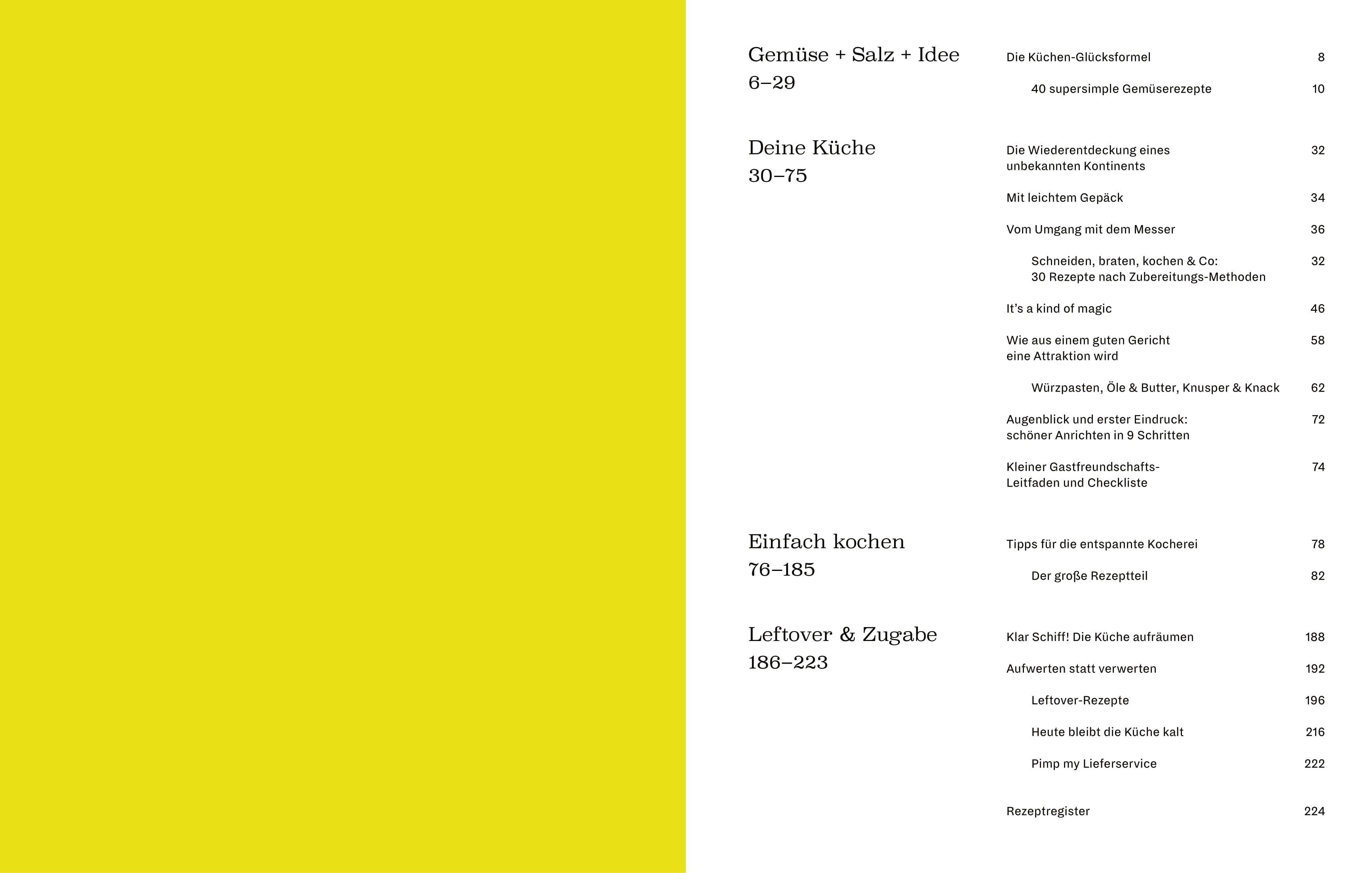 Beispielinhalt (Bild) Simple & Clever Cooking