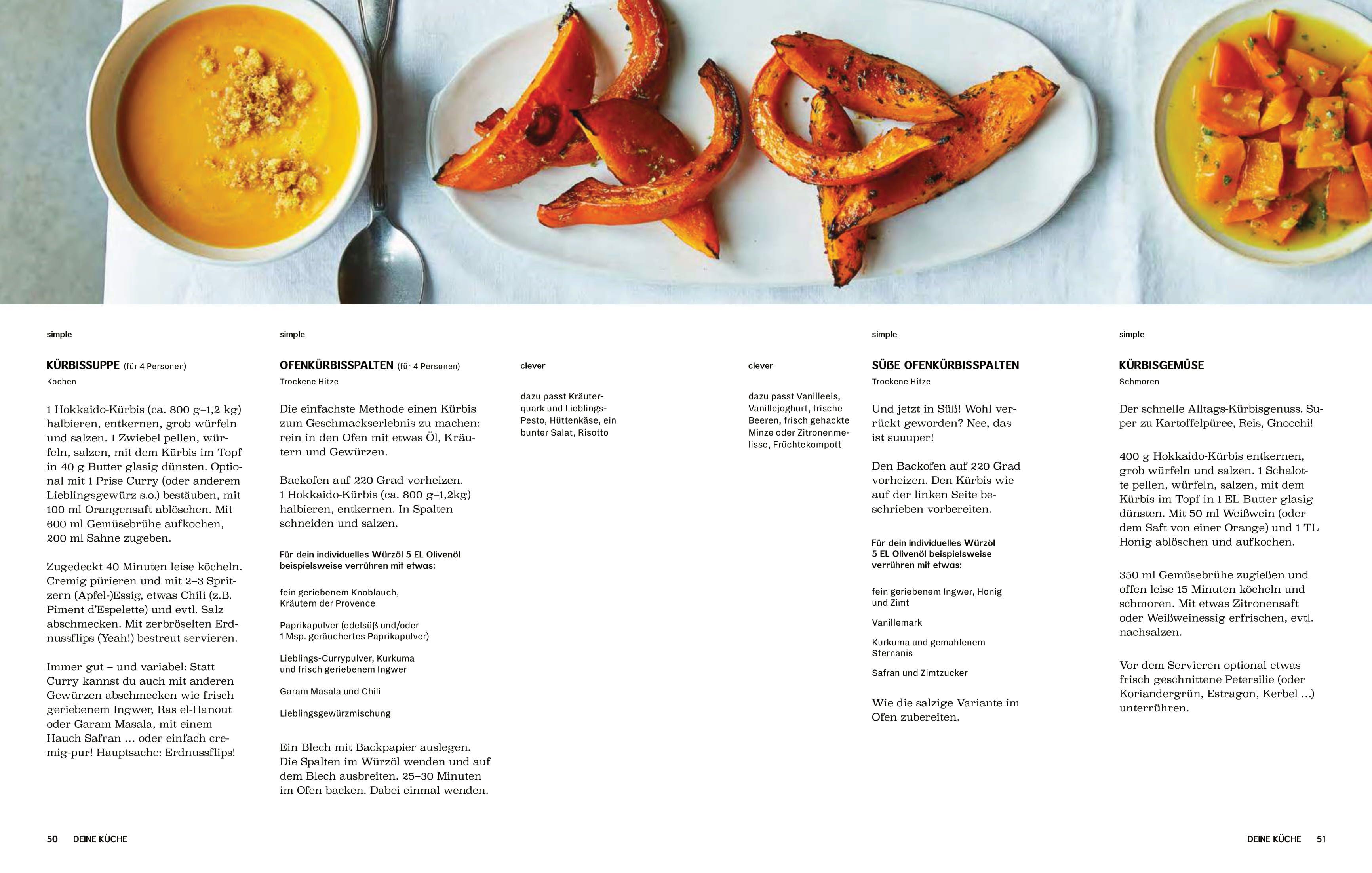 Beispielinhalt (Bild) Simple & Clever Cooking