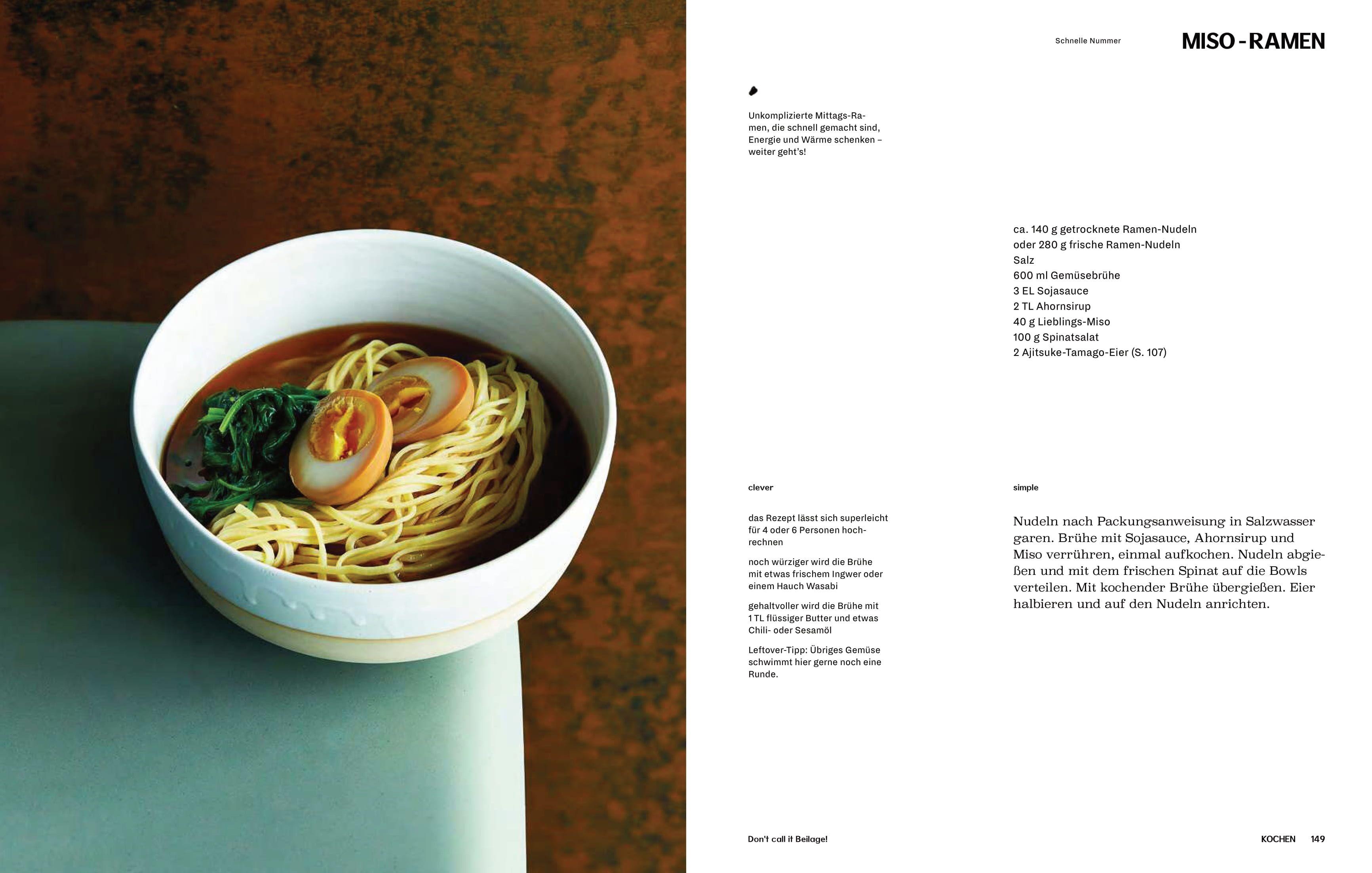 Beispielinhalt (Bild) Simple & Clever Cooking