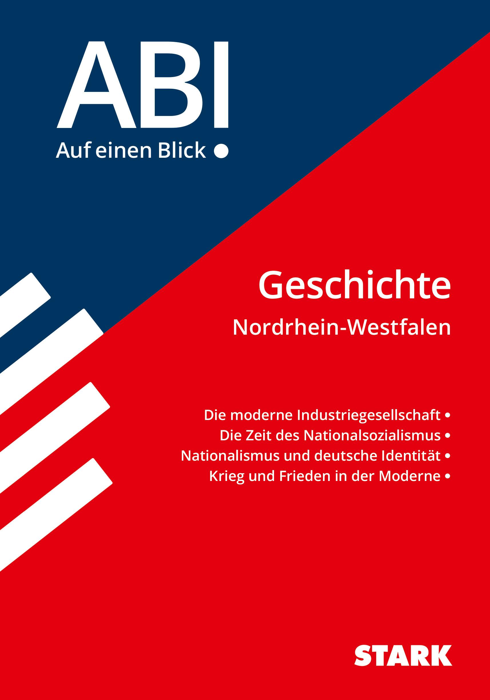 Vorderes Coverbild STARK Abi - auf einen Blick! Geschichte NRW ab 2022