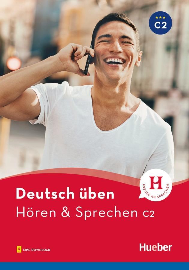 Vorderes Coverbild deutsch üben. Hören & Sprechen C2. Buch mit Audios online
