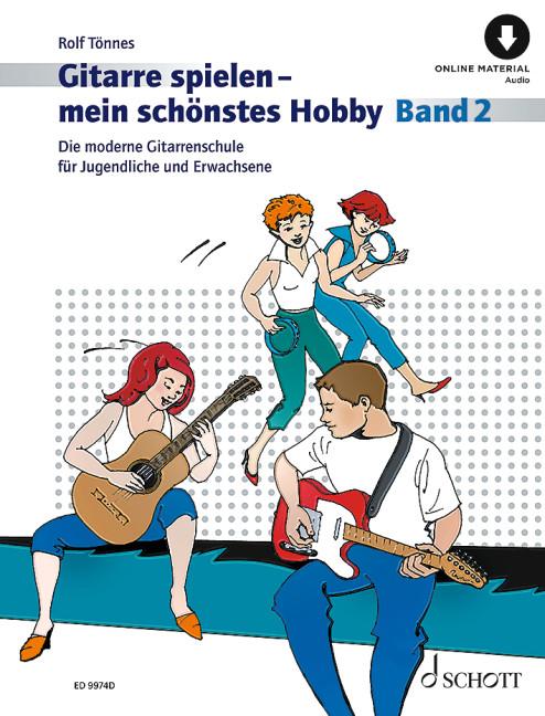 Vorderes Coverbild Gitarre spielen - mein schönstes Hobby. Band 2