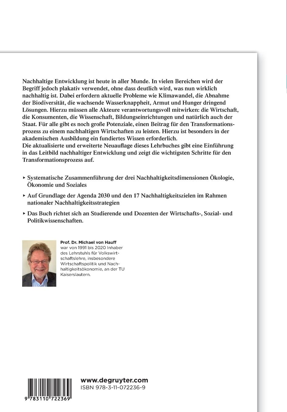 Rückseitencover Nachhaltige Entwicklung